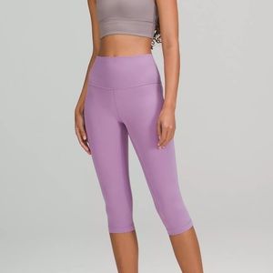 💜🍋BNWT Lululemon Align 17” High Rise Leggings in Sold Out Lilac 💜🍋